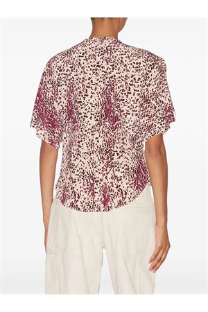Top in seta stampata Karlita ISABEL MARANT | HT0568FBC1J05IPUEC